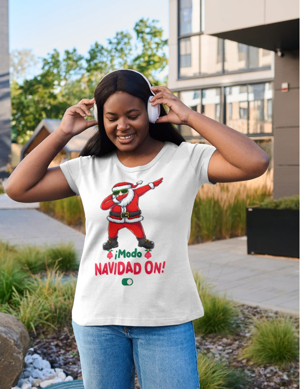 Remera de Navidad  Algodon 1 Estampado Personalizado Unisex