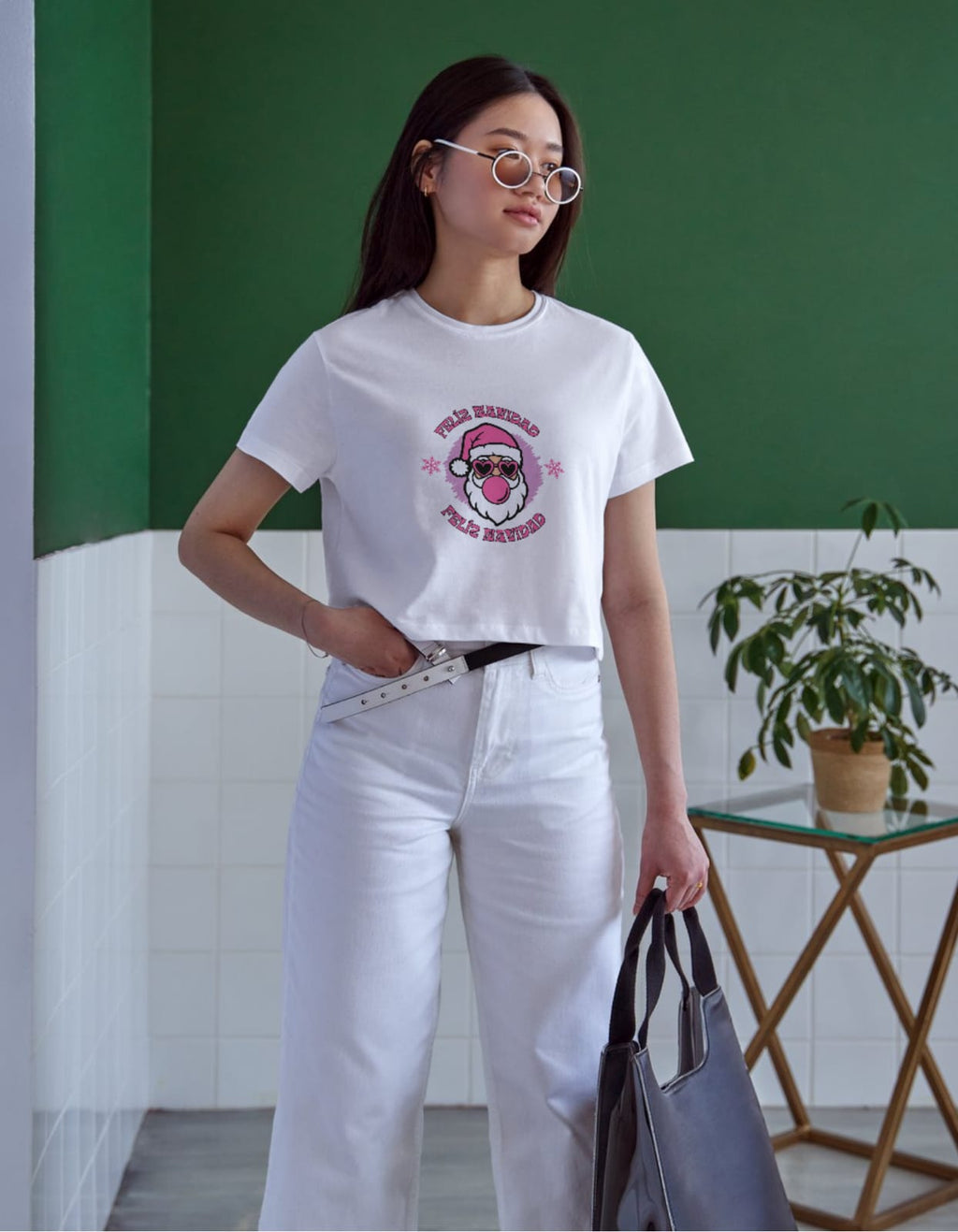 Remera de Navidad  Algodon 1 Estampado Personalizado Unisex