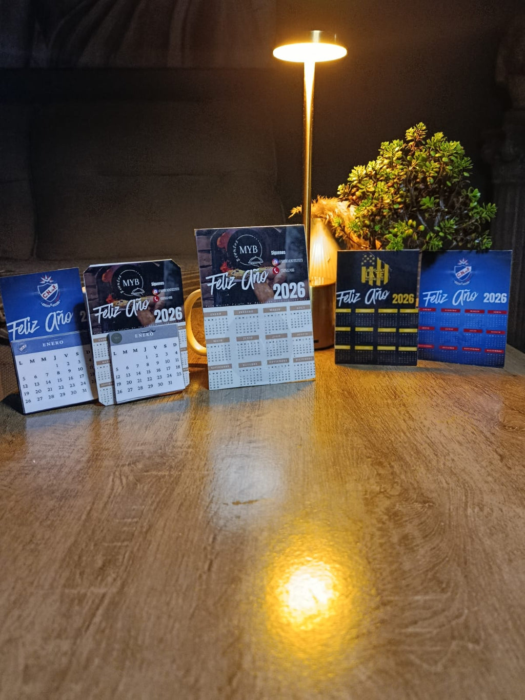 Imanes de calendario x 100 unidades