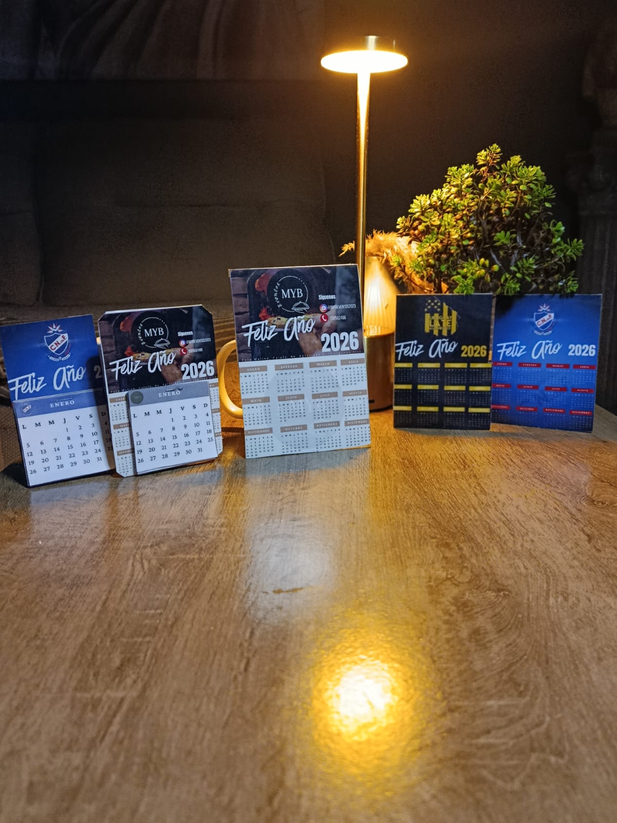 Imanes de calendario x 100 unidades