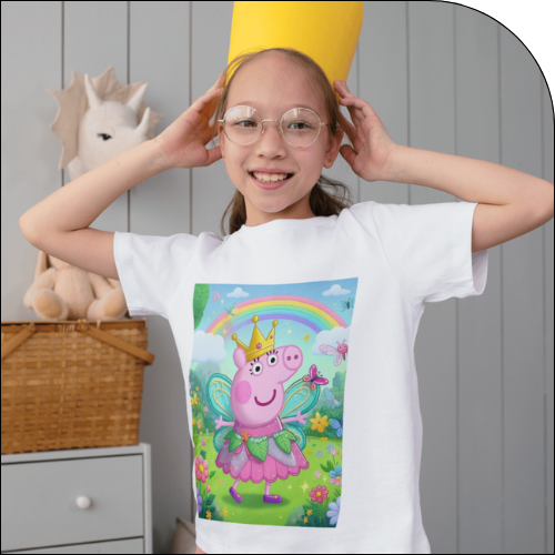 Remera de Niño o Niña Dry cool 1 estampado Personalizada