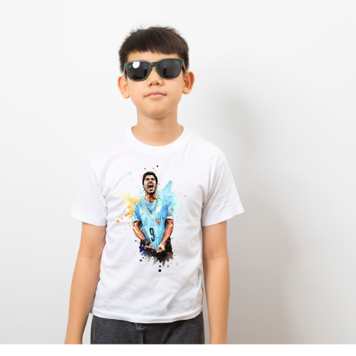 Remera de Niño o Niña Dry cool 1 estampado Personalizada