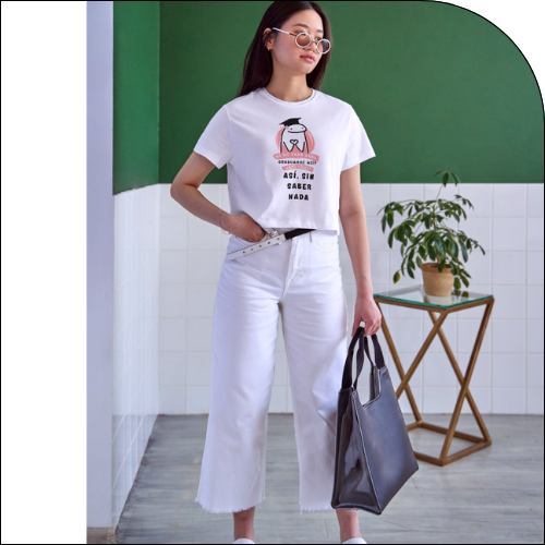 Remera de Algodon 1 Estampado Personalizado