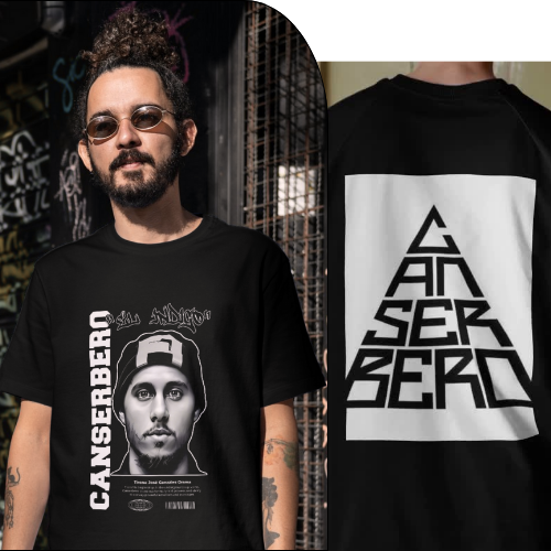 Remera de Algodon 2 Estampado Personalizado
