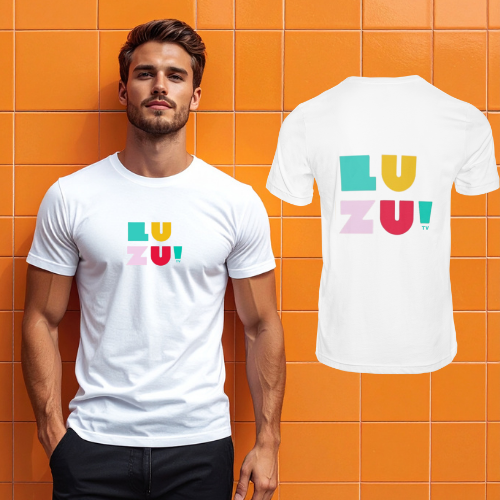 Remera Luzu Tv de Algodon 2 Estampado